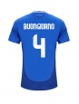 Italien Alessandro Buongiorno #4 Heimtrikot EM 2024 Kurzarm